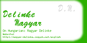 delinke magyar business card